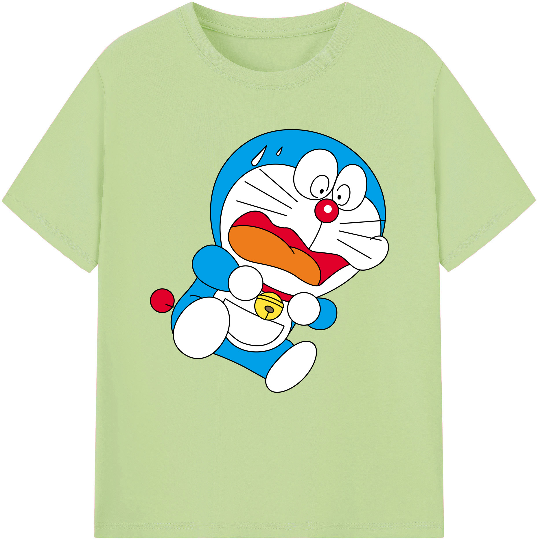 （画像用） ドラえもん Doraemon 綿100％半袖Tシャツ（フロントプリント）